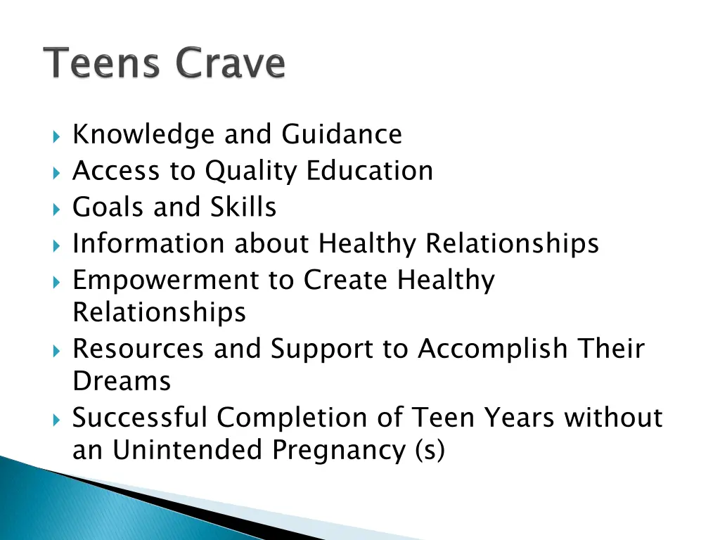 knowledge and guidance access to quality