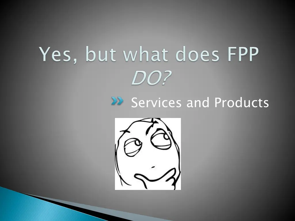 services and products