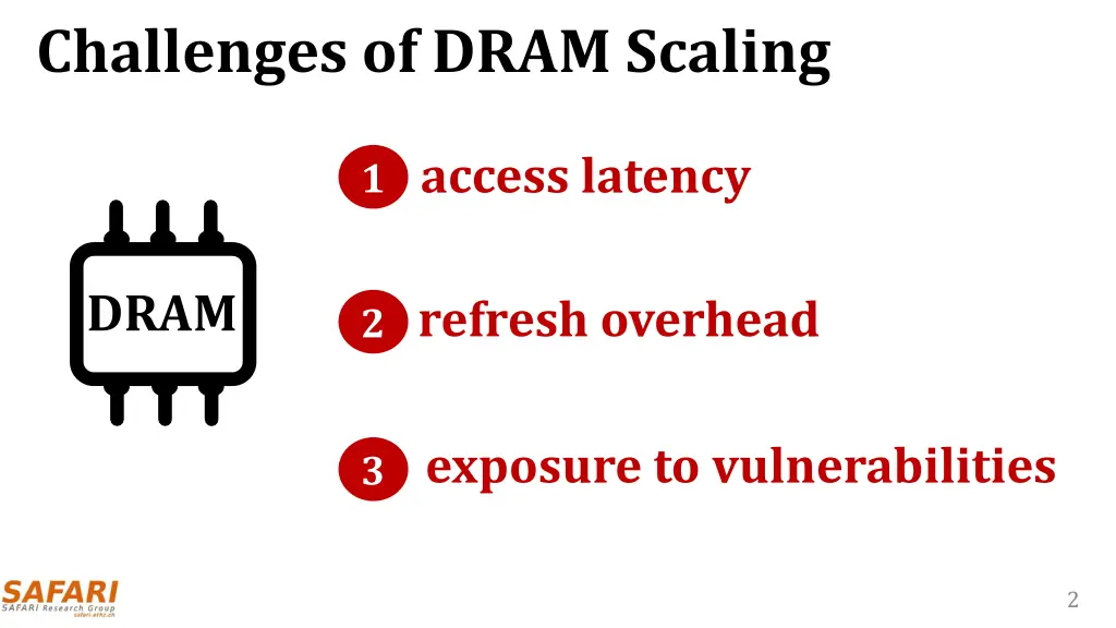challenges of dram scaling