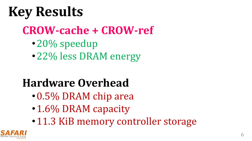 key results