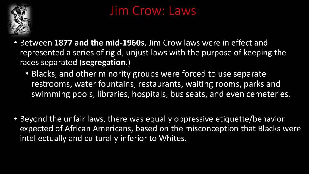 jim crow laws