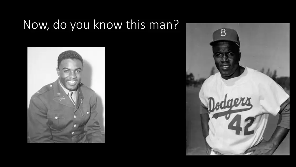 now do you know this man