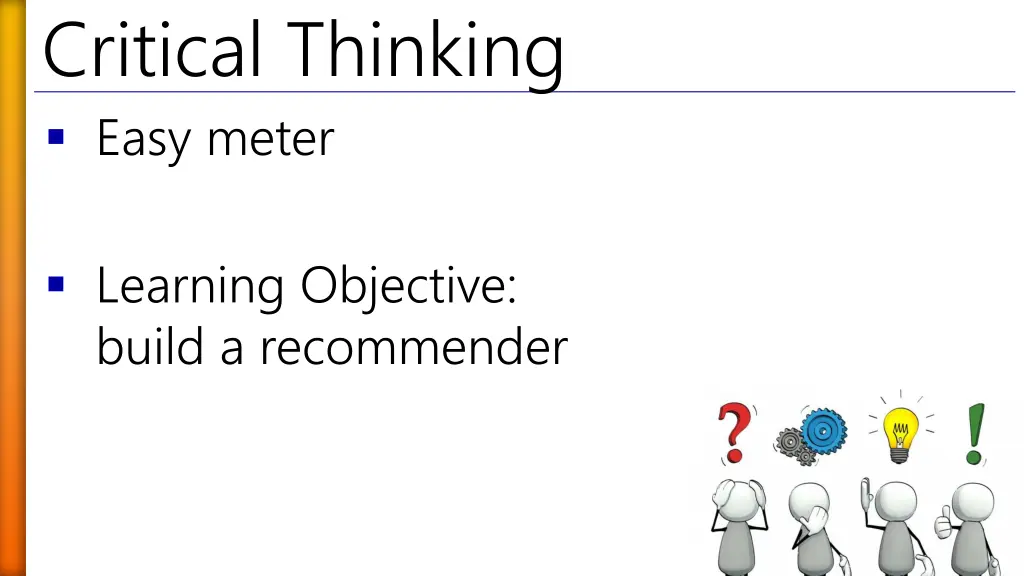 critical thinking easy meter