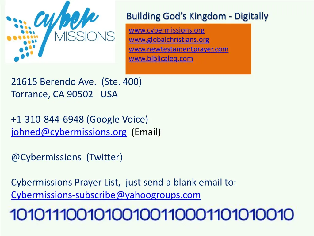 building god s kingdom digitally