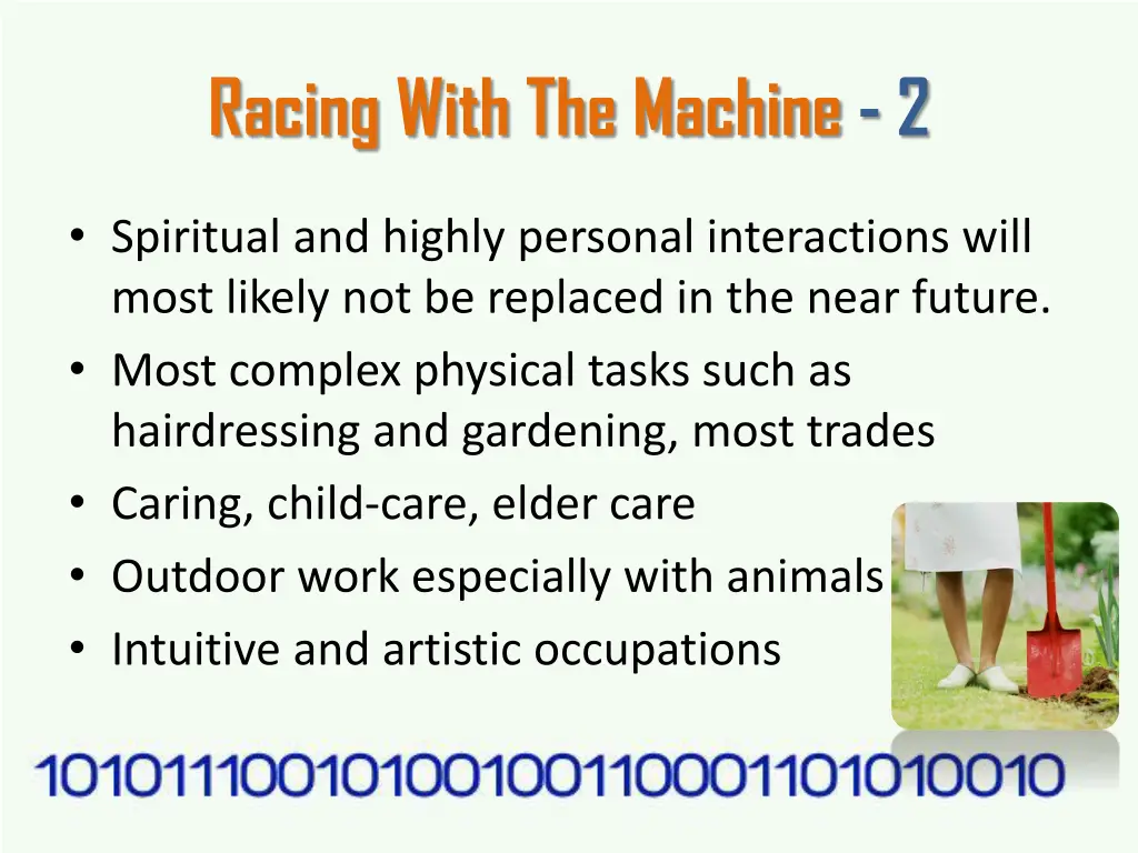 racing with the machine 2