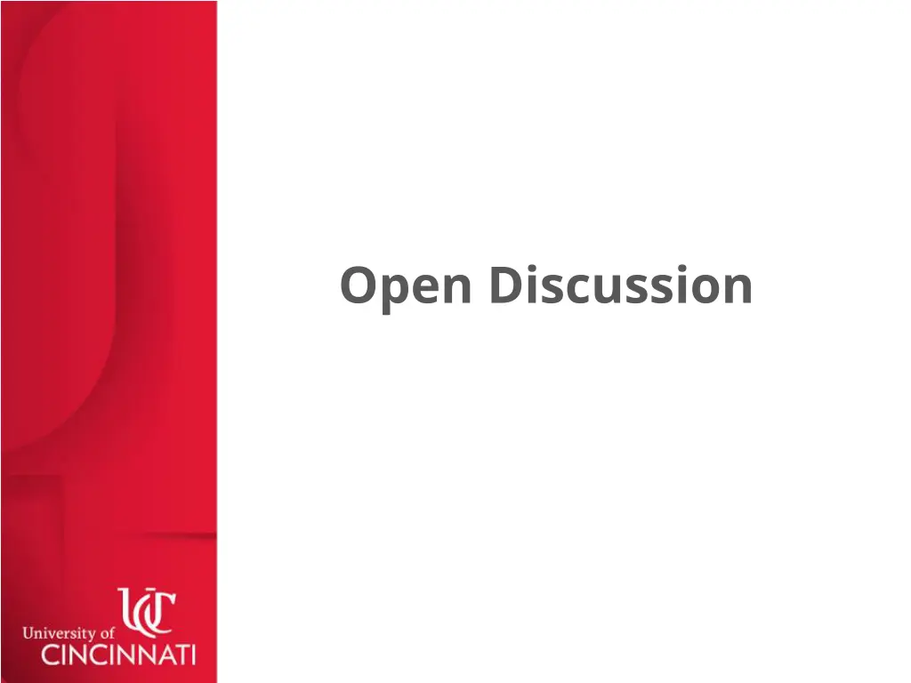 open discussion