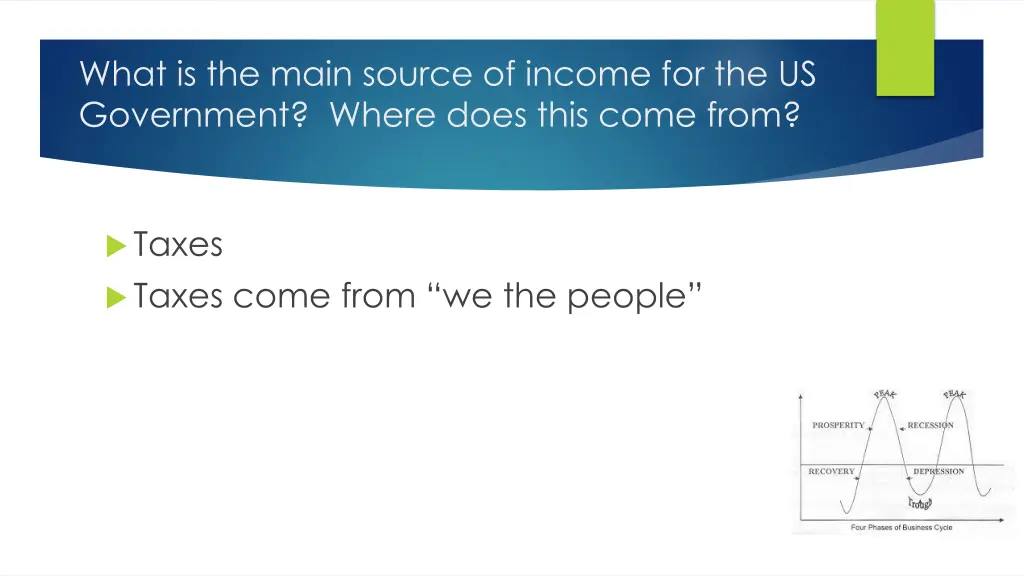what is the main source of income