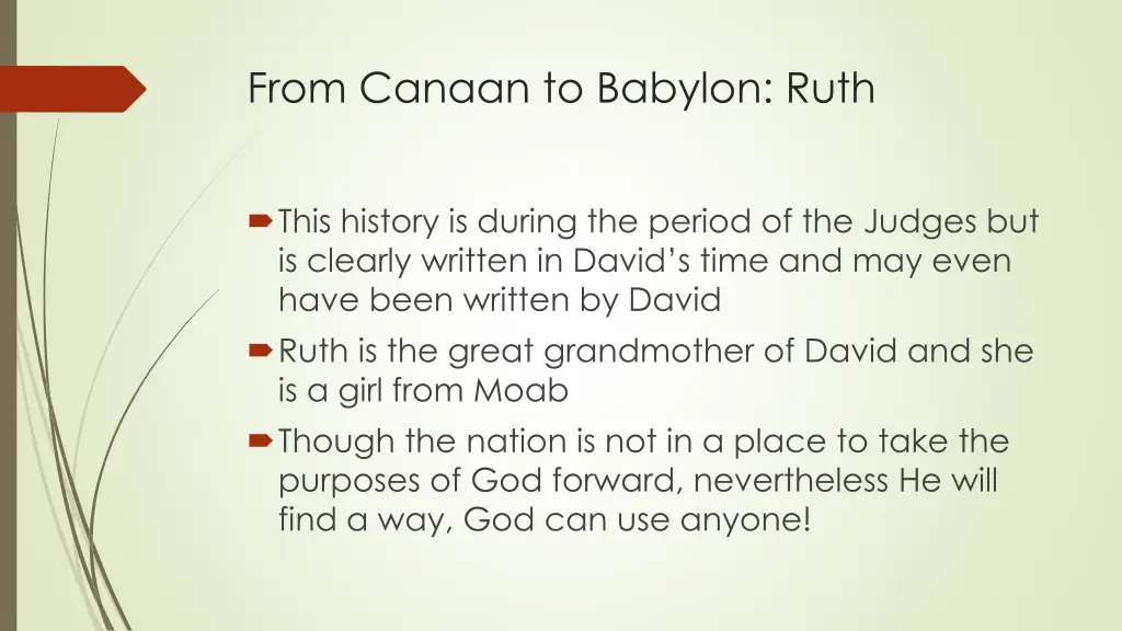 from canaan to babylon ruth 1