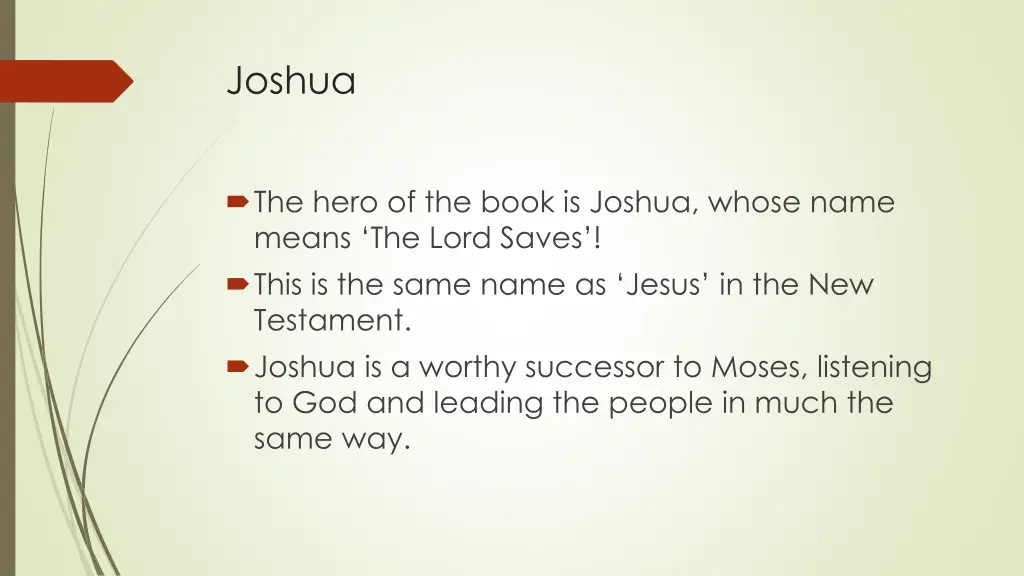 joshua