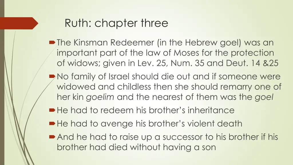 ruth chapter three
