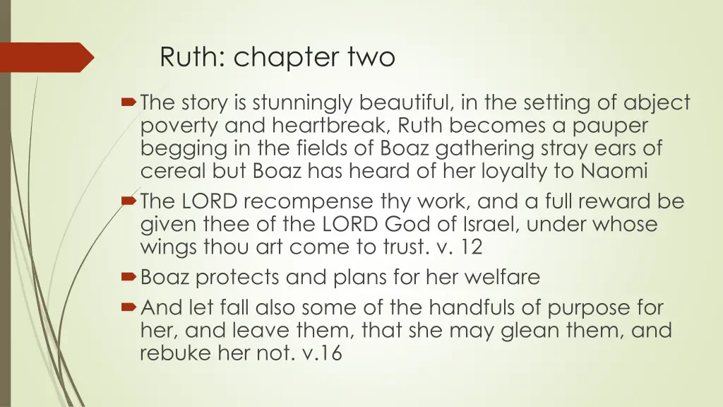 ruth chapter two
