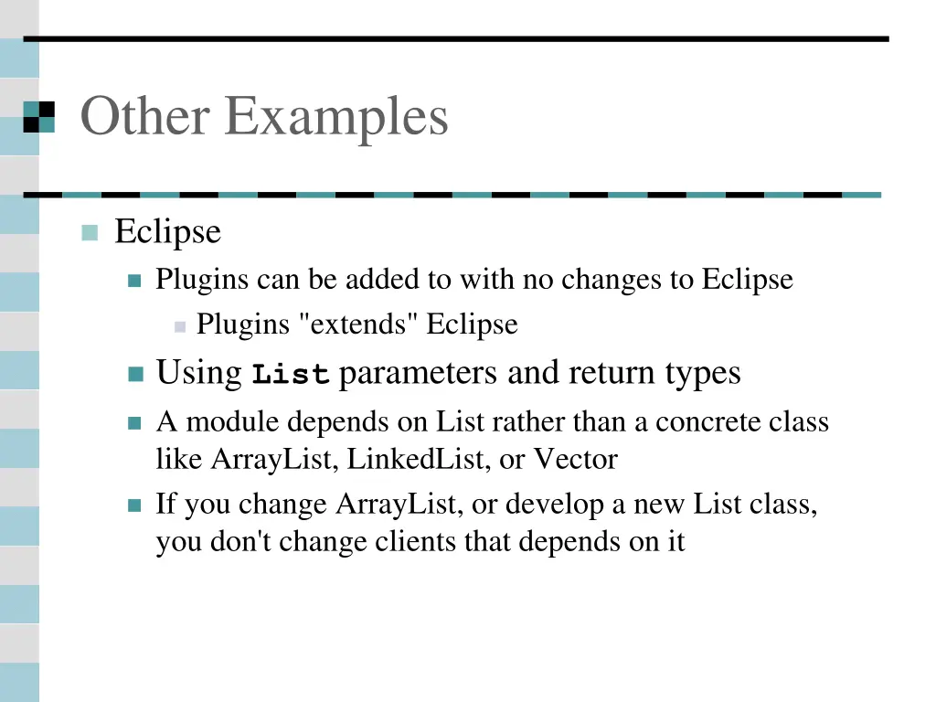 other examples