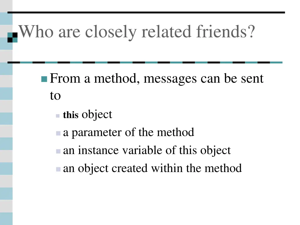 who are closely related friends