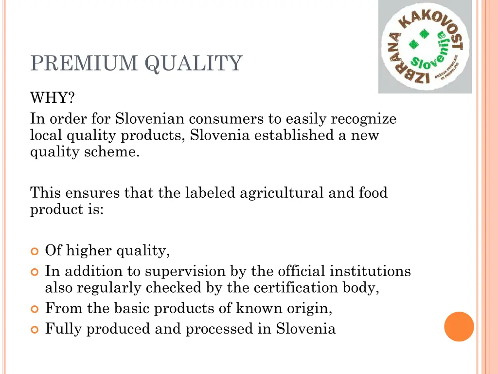 premium quality