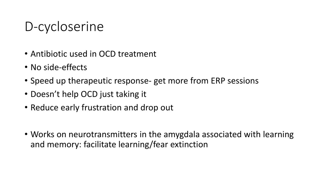 d cycloserine