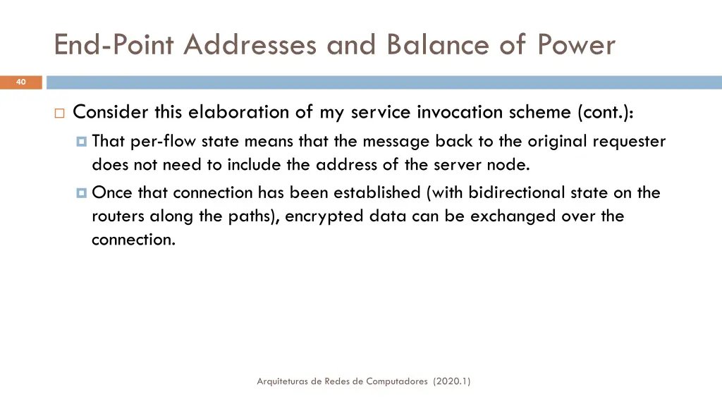 end point addresses and balance of power 2
