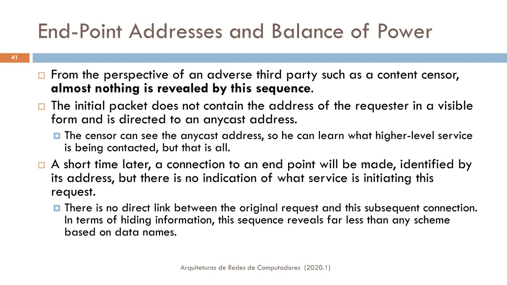 end point addresses and balance of power 3
