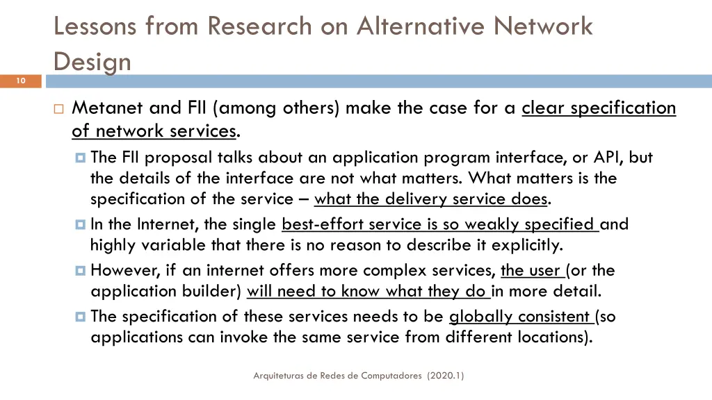 lessons from research on alternative network 3