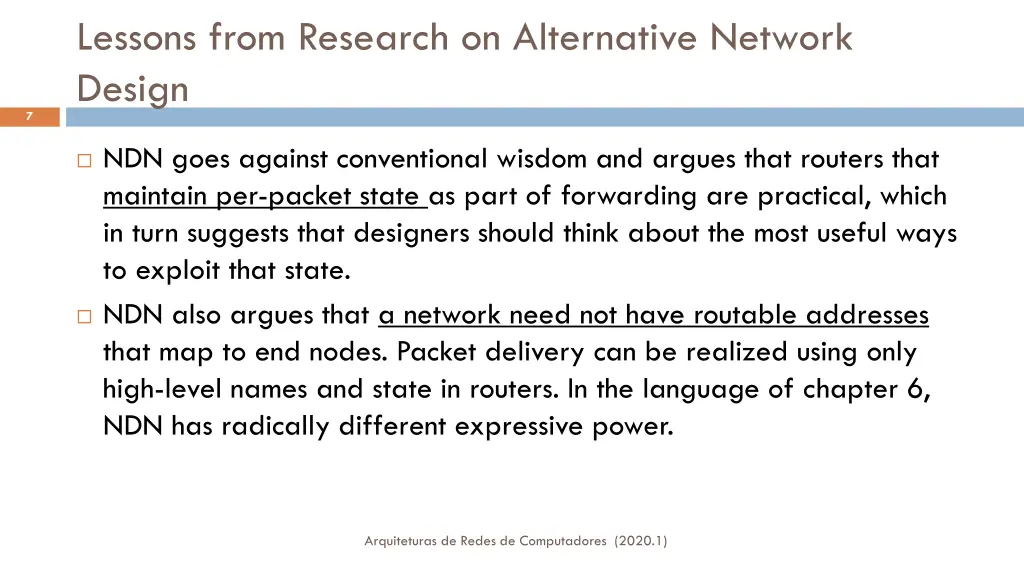 lessons from research on alternative network