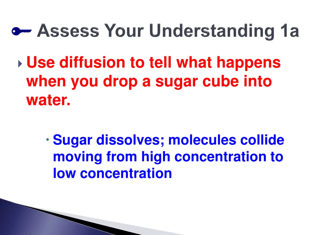 use diffusion to tell what happens when you drop