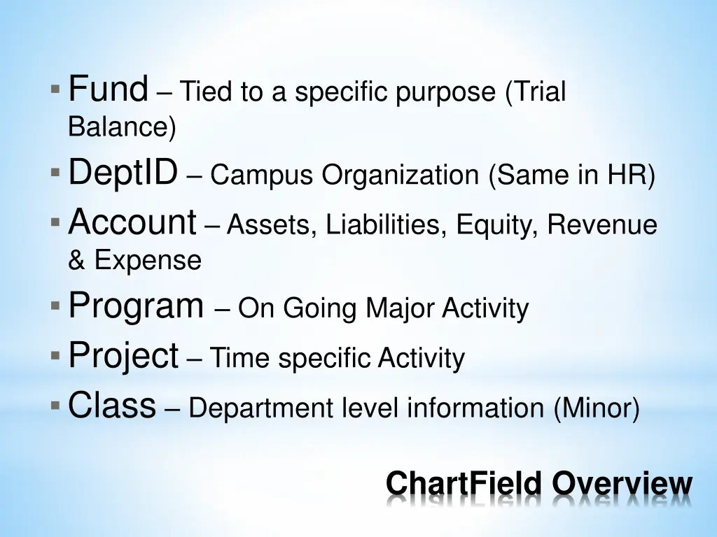 fund tied to a specific purpose trial balance