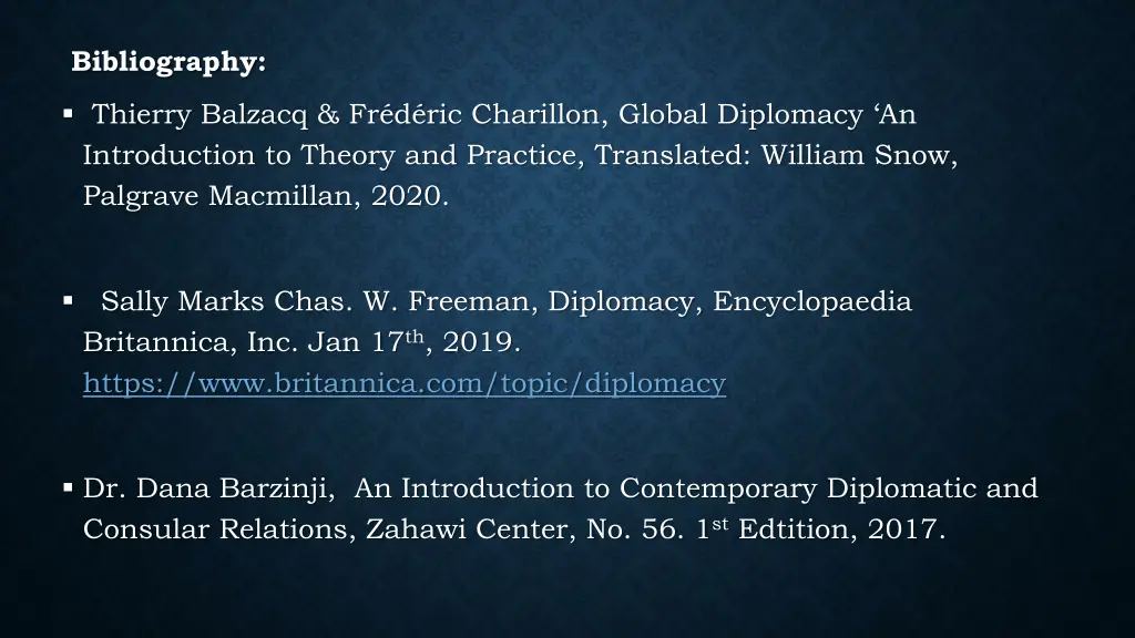 bibliography