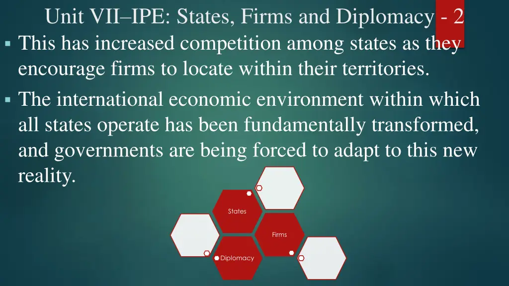 unit vii ipe states firms and diplomacy 2 this