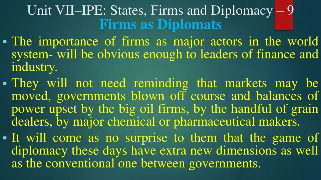 unit vii ipe states firms and diplomacy 9 firms