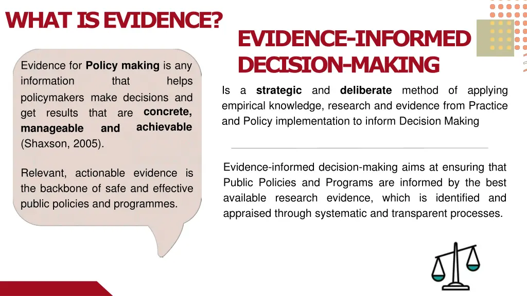 what is evidence