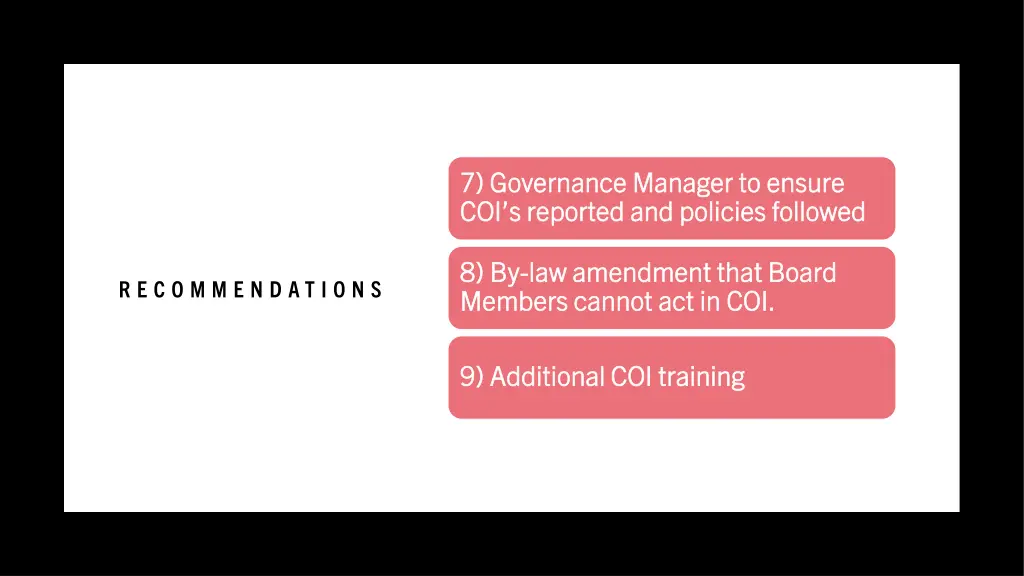 7 governance manager to ensure 7 governance