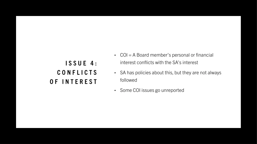 coi a board member s personal or financial