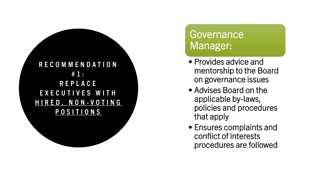 governance governance manager manager