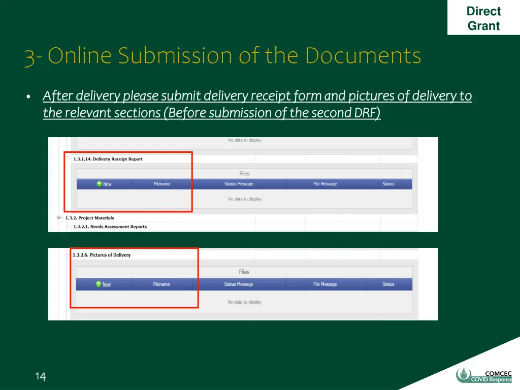 direct grant 12