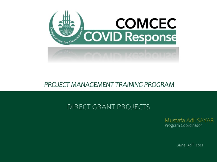 project management training program project