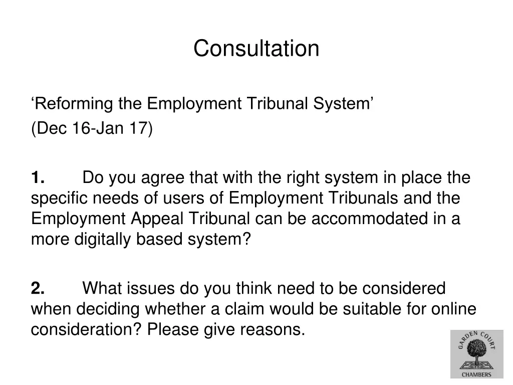 consultation