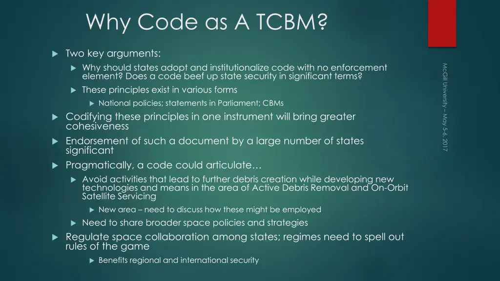 why code as a tcbm