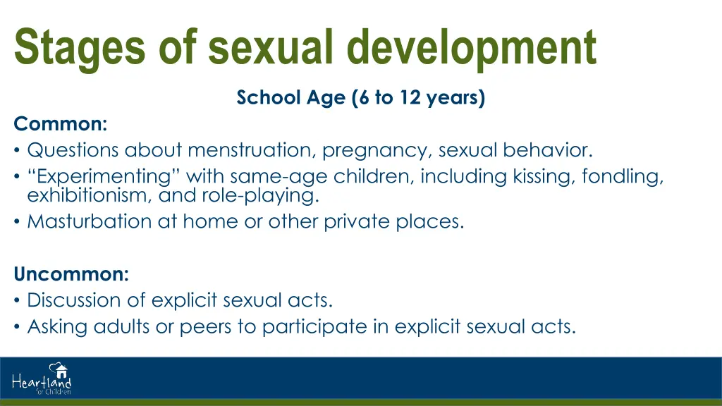 stages of sexual development 1
