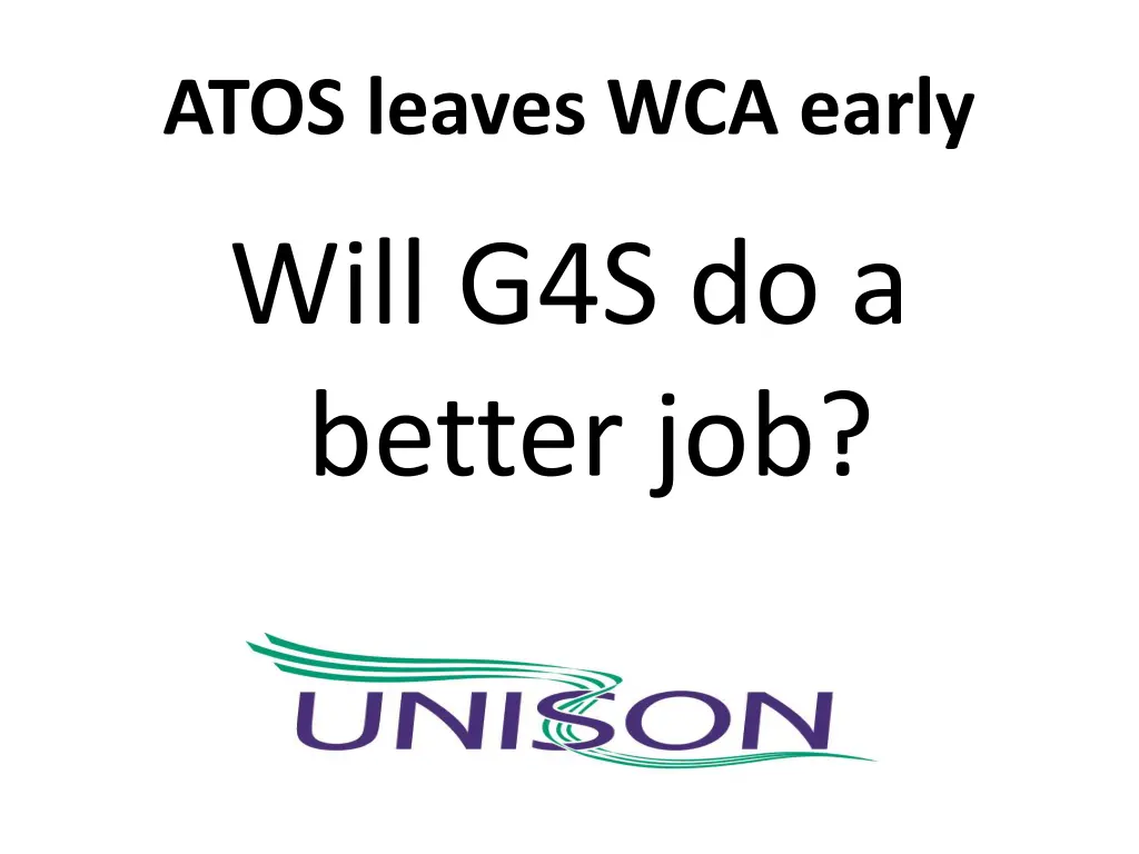 atos leaves wca early