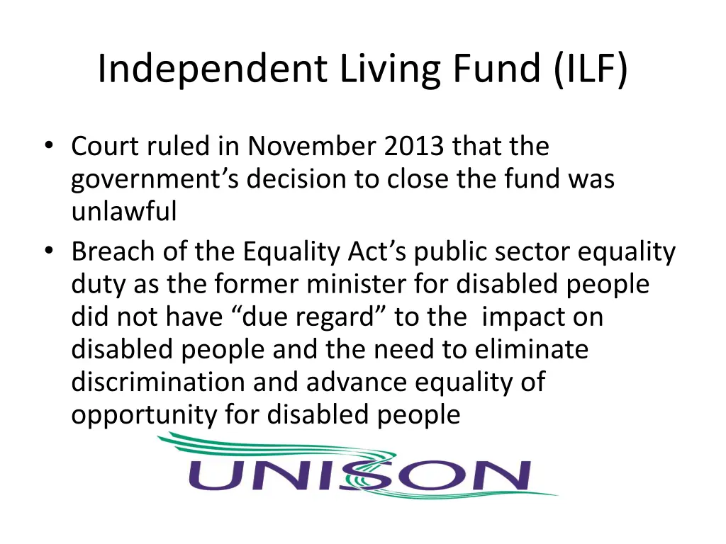 independent living fund ilf