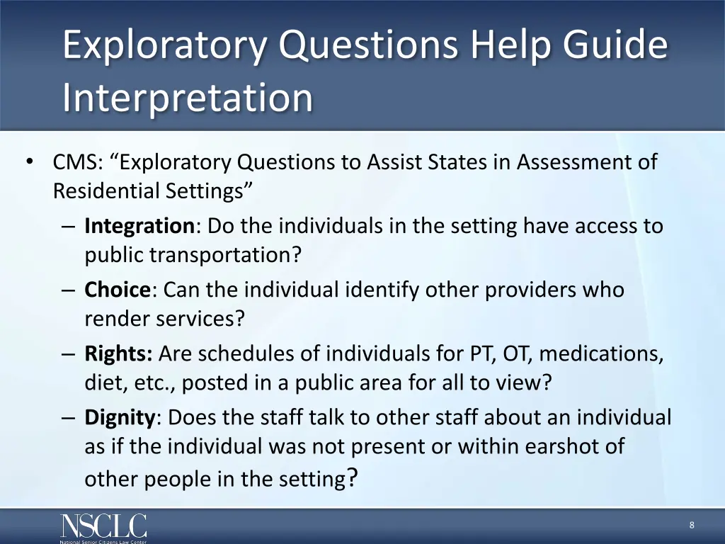 exploratory questions help guide interpretation