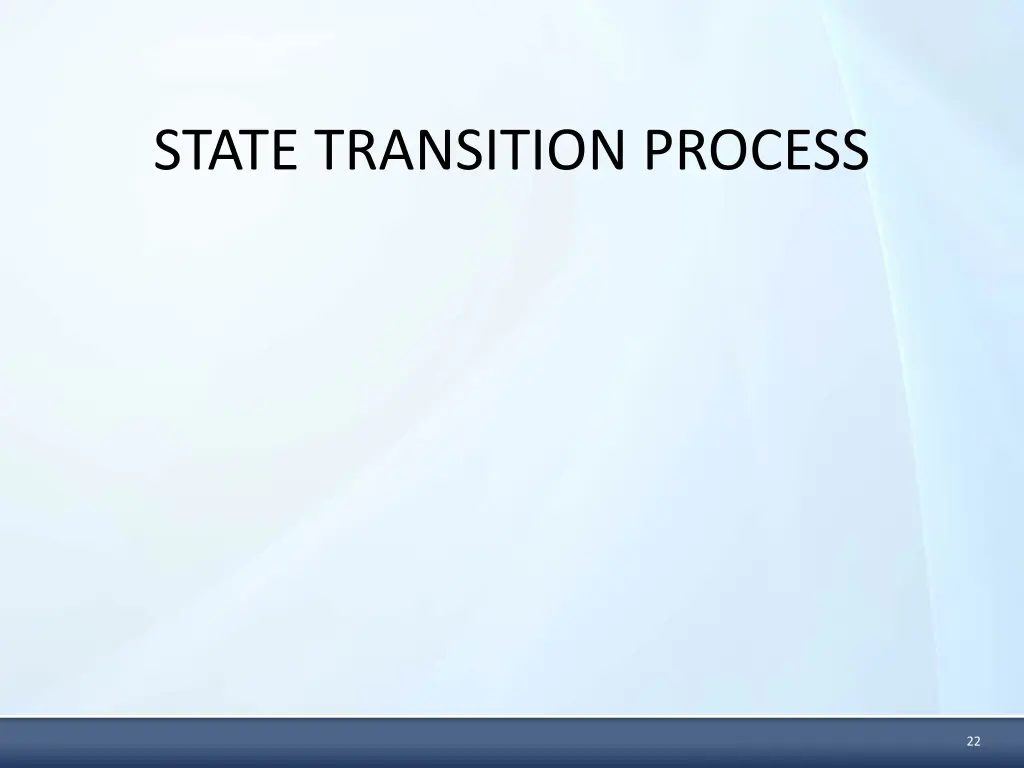 state transition process