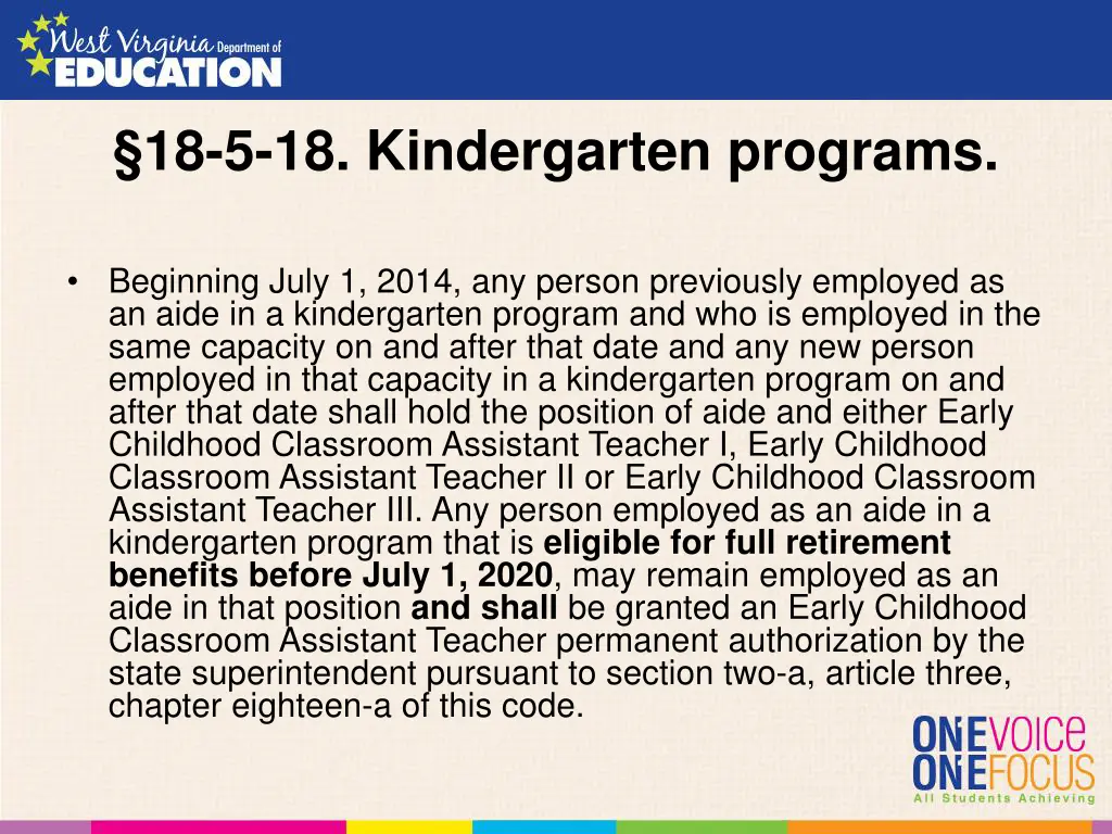 18 5 18 kindergarten programs