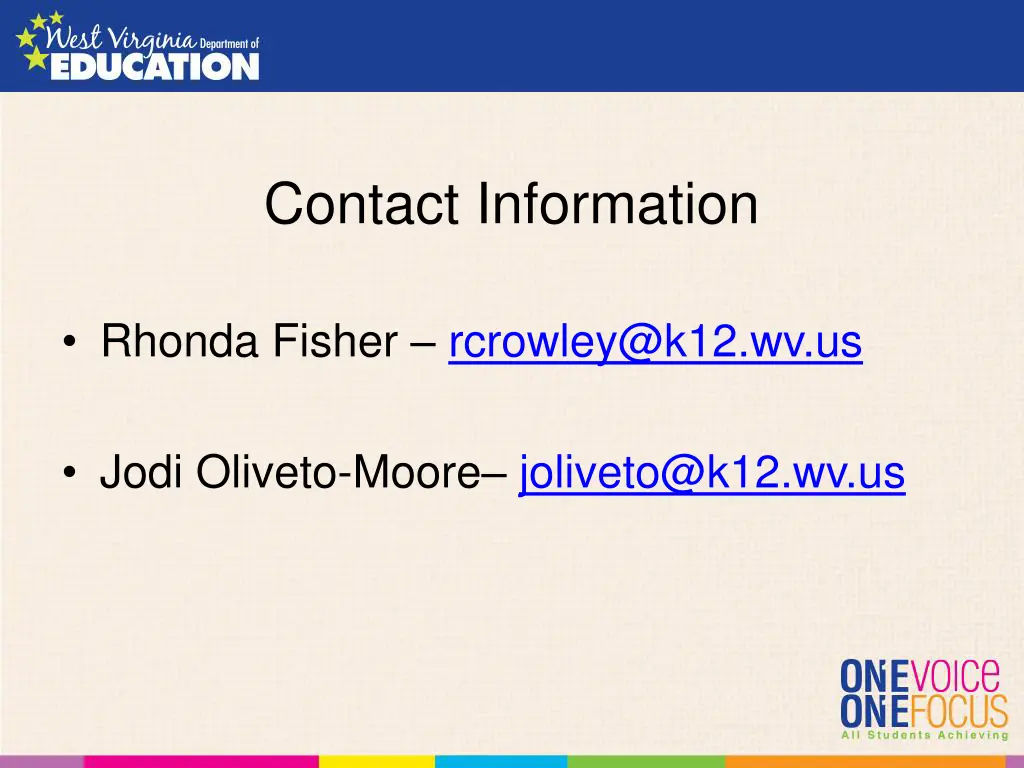 contact information