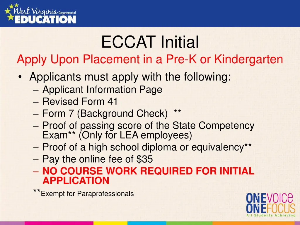 eccat initial