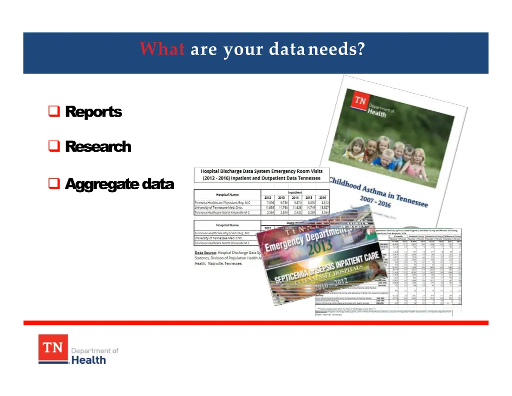 what are your dataneeds