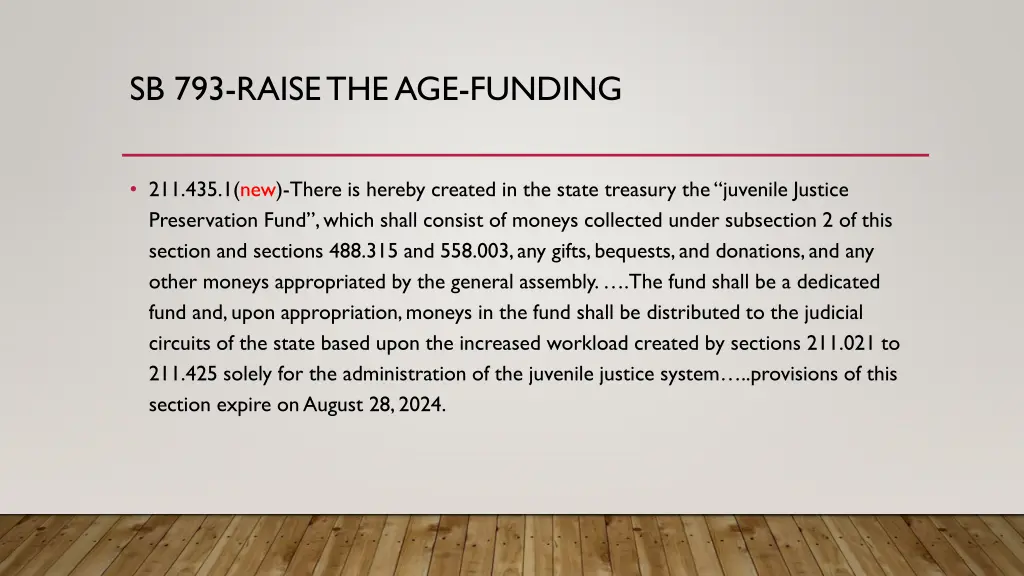 sb 793 raise the age funding