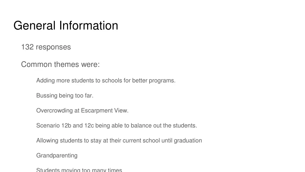 general information