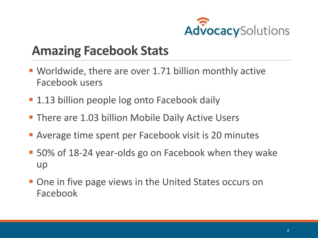 amazing facebook stats