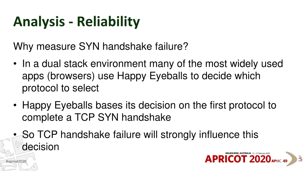 analysis reliability