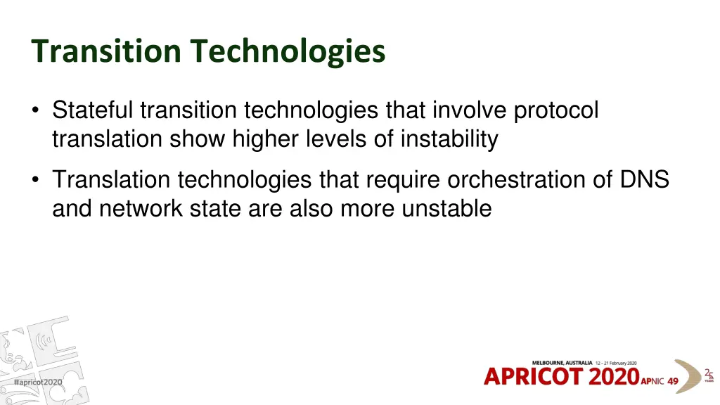 transition technologies